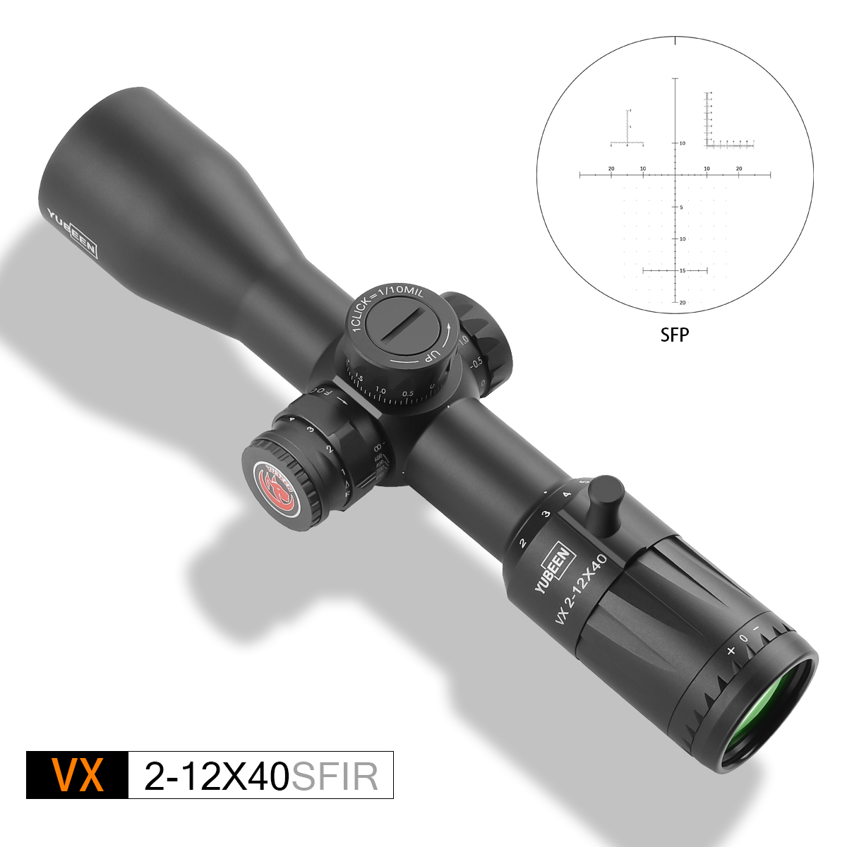 Rifle Optical Scope - VX2-12X40SFIR | YUBEEN