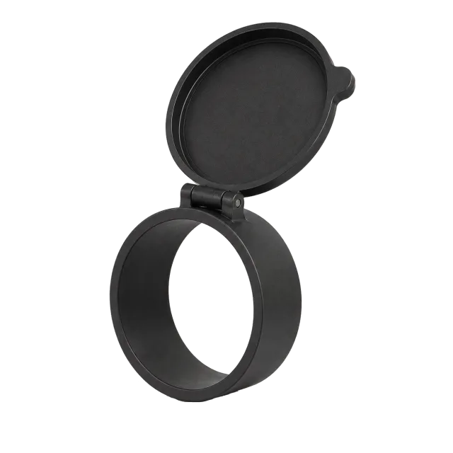 Objective flip-up cover included with the current product