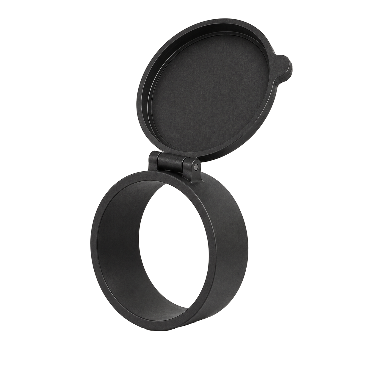 Objective flip-up cover included with the current product