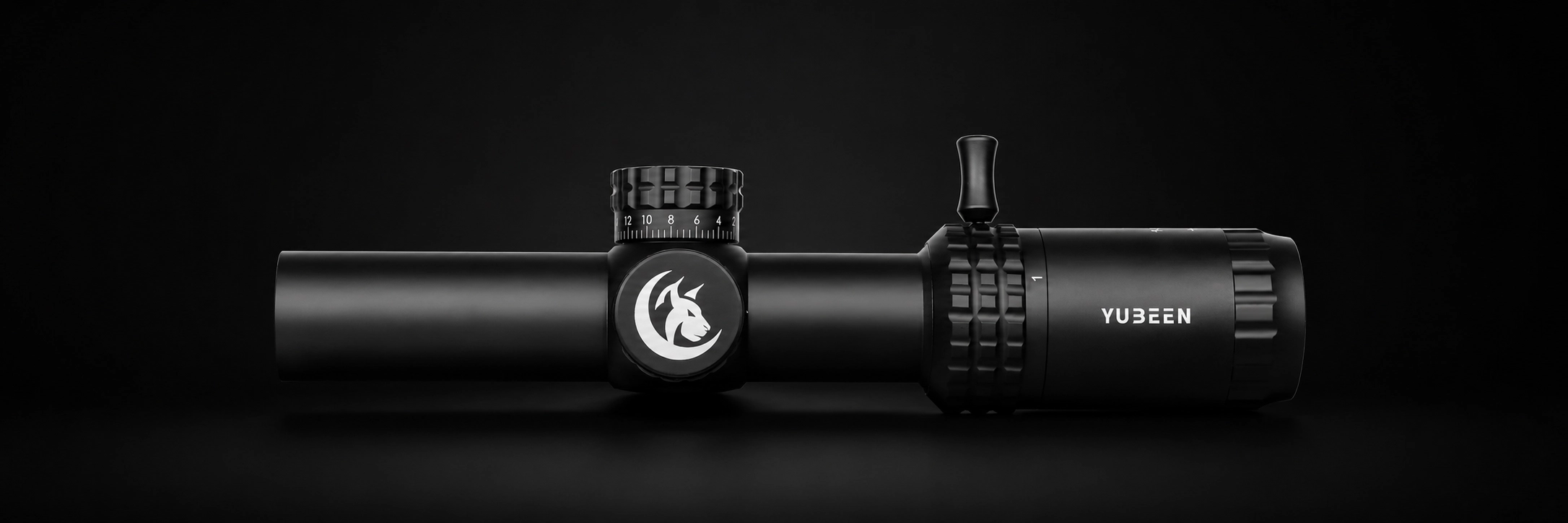 Yubeen BS1-5×24 riflescope engineering side profile and control layout