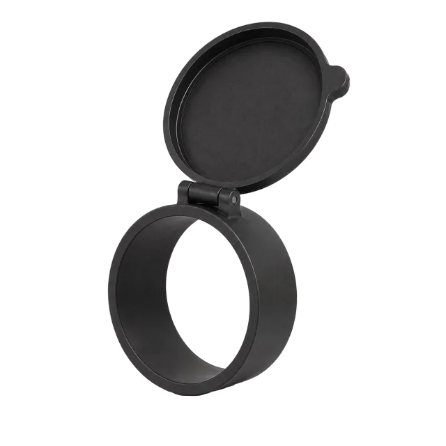 Objective flip-up cover included with the current product