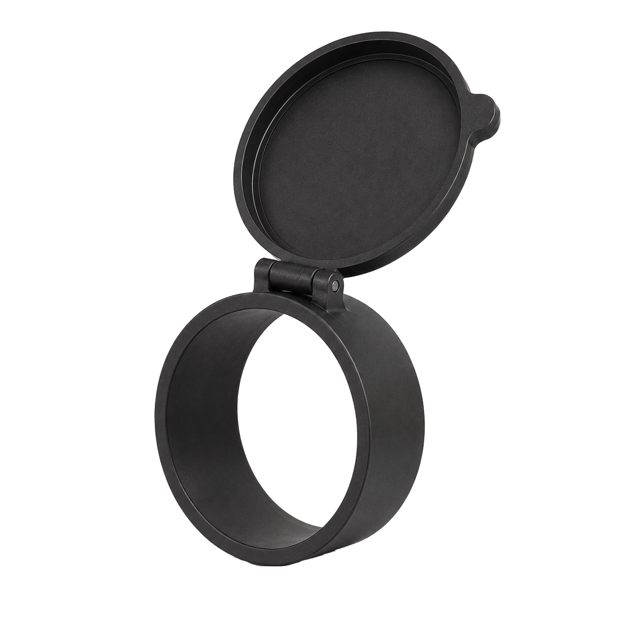Objective flip-up cover included with the current product