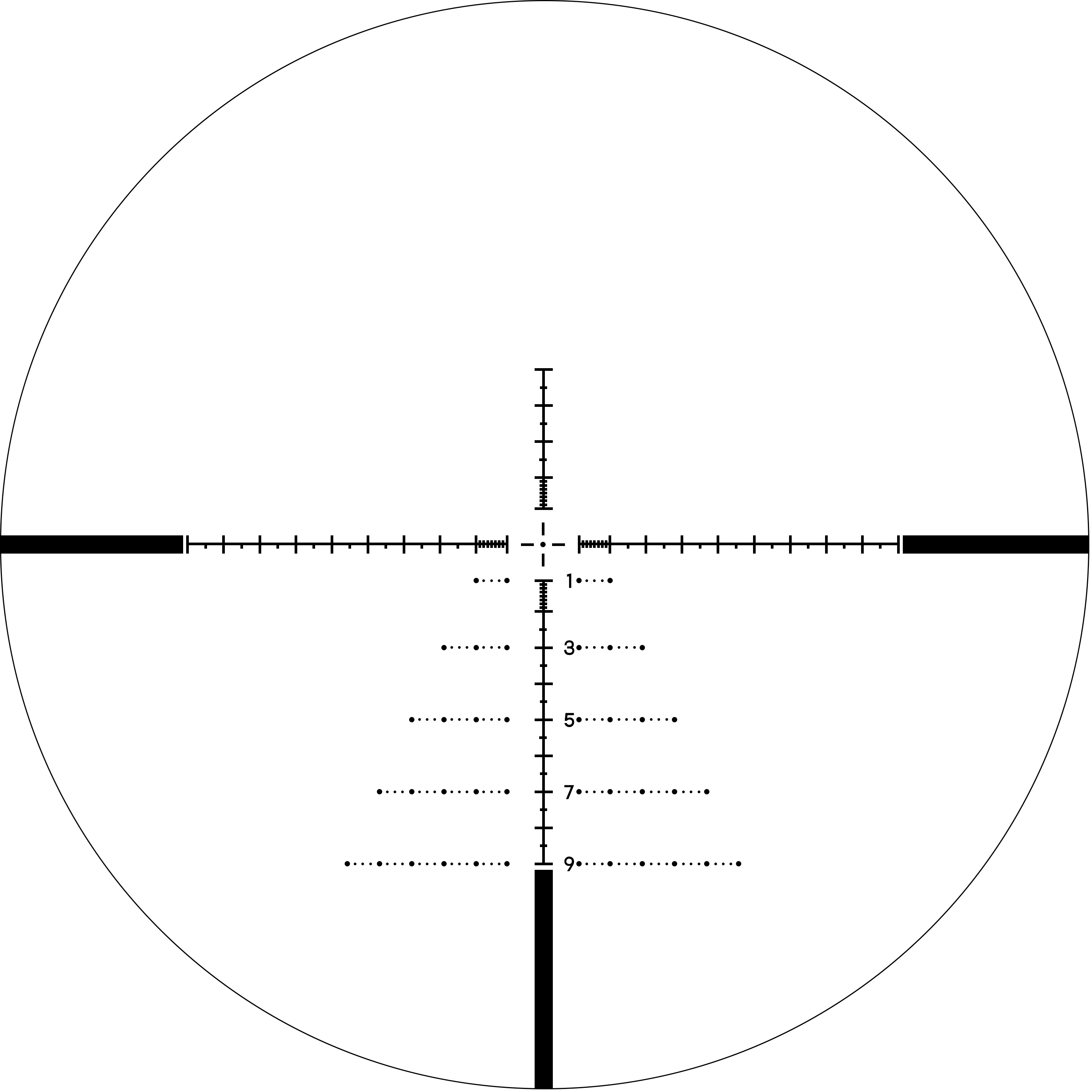 MT4-16×44 SF FFP reticle view