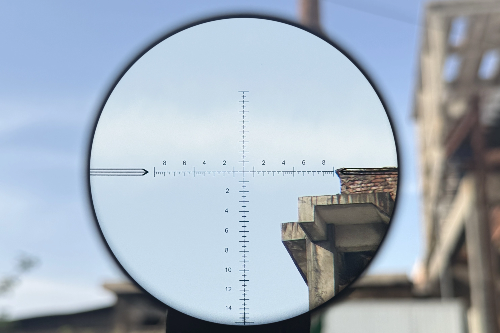 Yubeen PT6-24×50 SF SFP reticle viewing reference