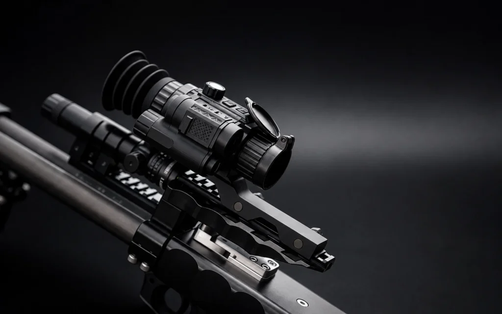 Current Yubeen thermal imaging scope showing the product mounting area