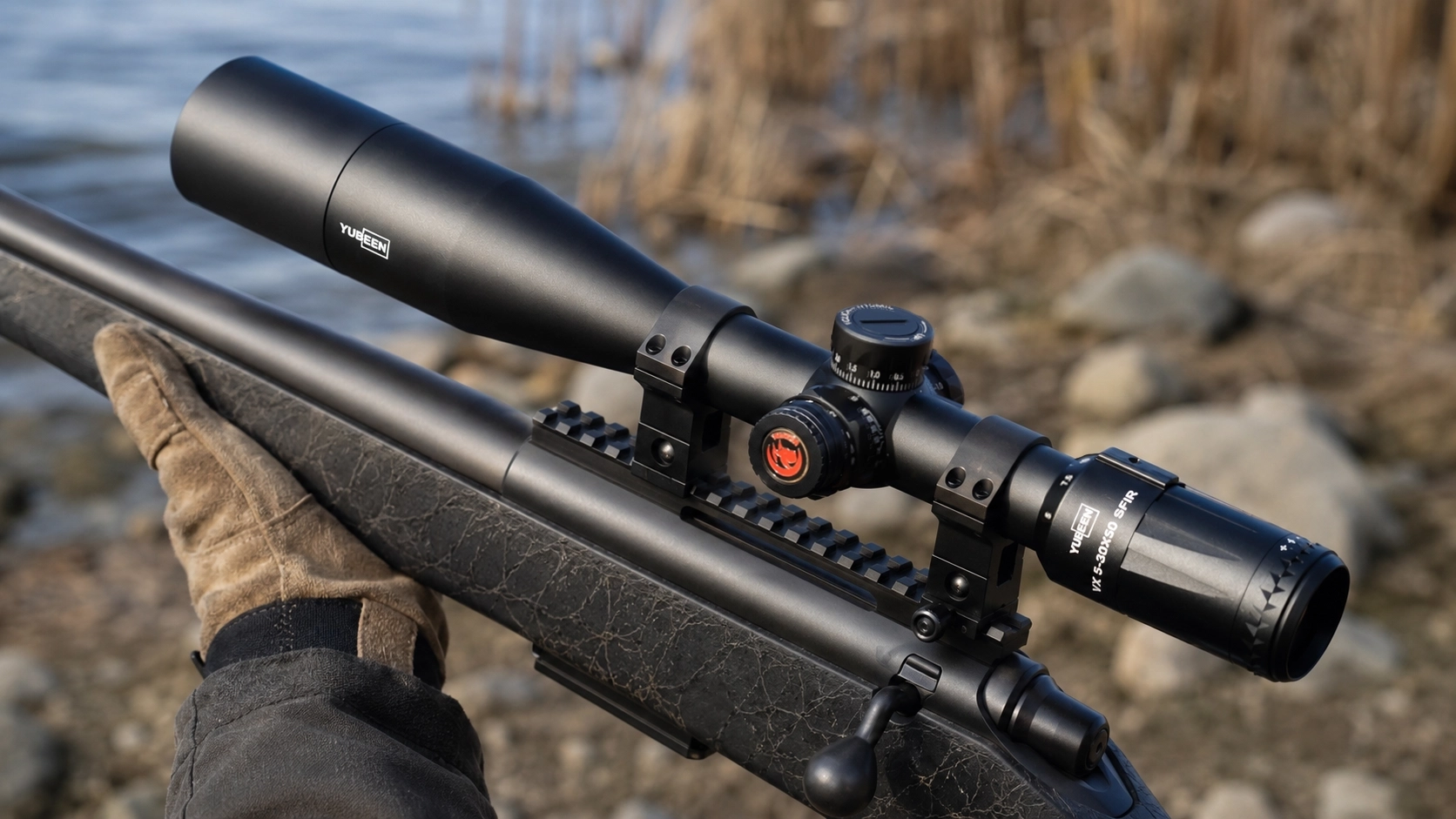 Precision shooter using the Yubeen VX5-25×50 SFIR SFP riflescope in the field