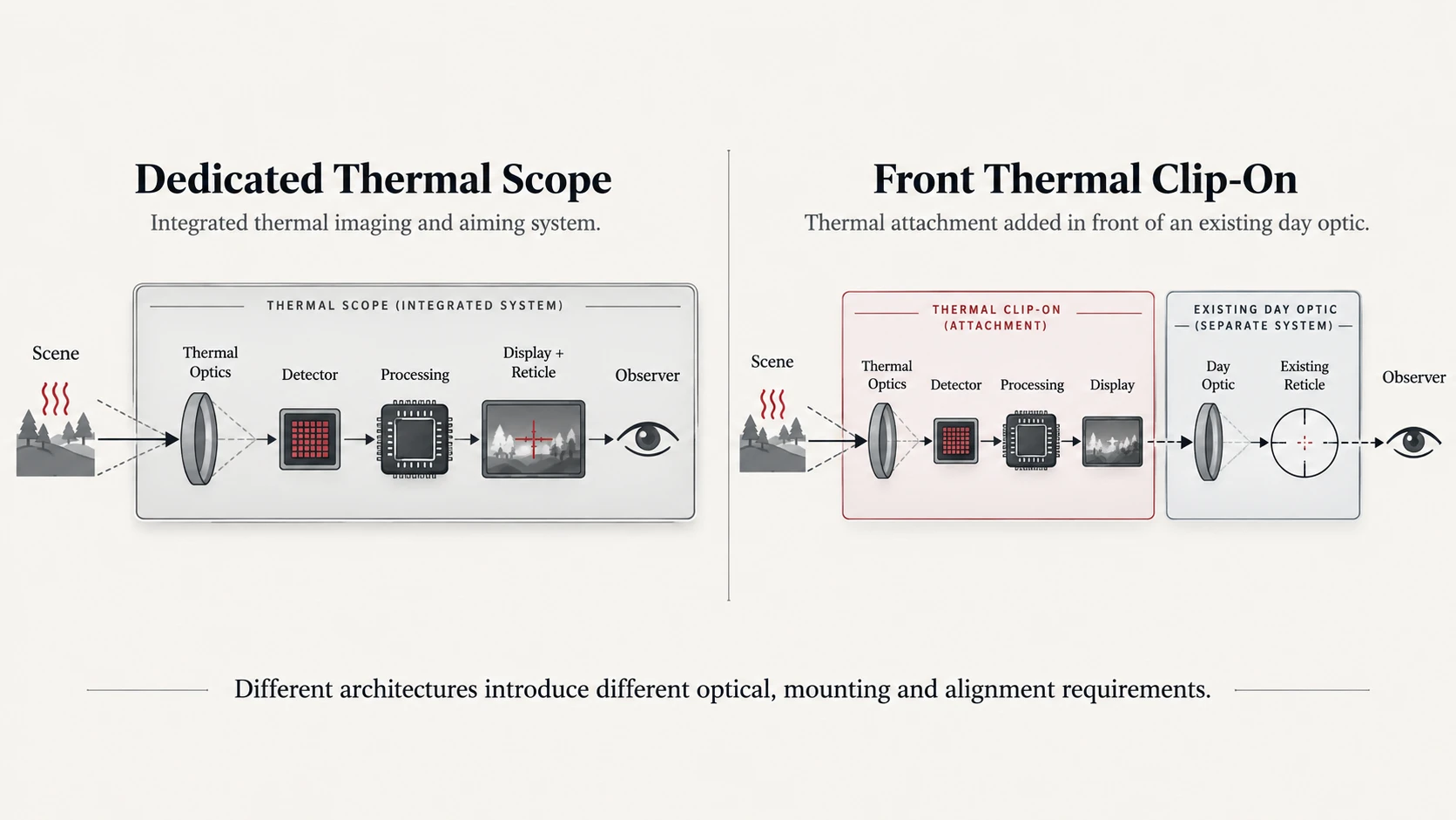 Thermal Scope vs. Clip-On Attachment: Which Setup Fits Your Rifle?