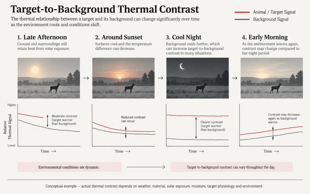 thermal-target-background-contrast-through-time