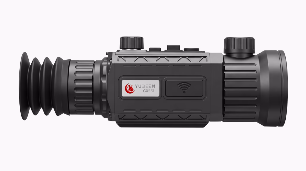 YUBEEN GX55L thermal imaging scope with 50 mm F1.0 objective lens